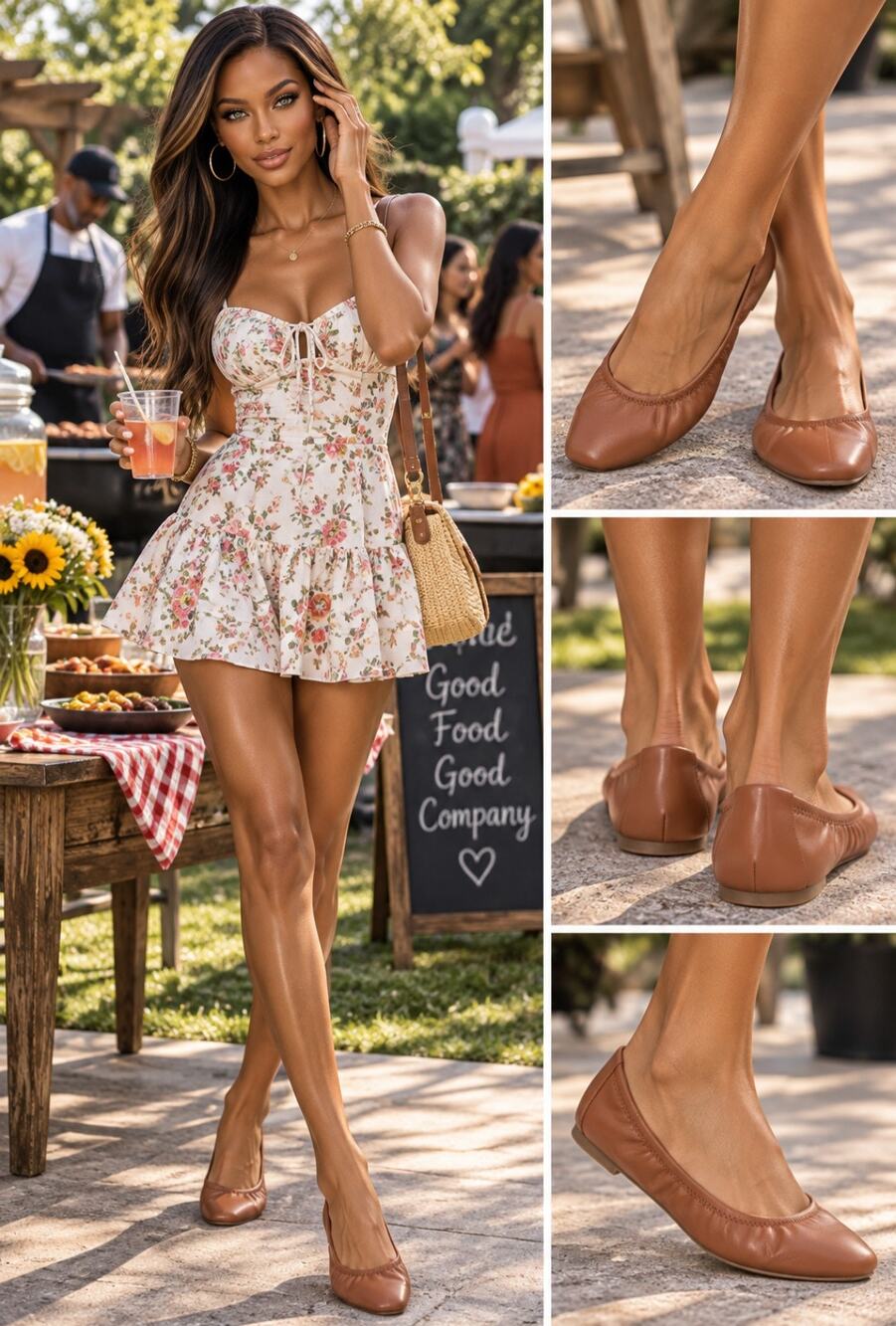 Fs. NWT TIME AND TRU SCRUNCH BALLET FLATS ♡SIZE 7♡